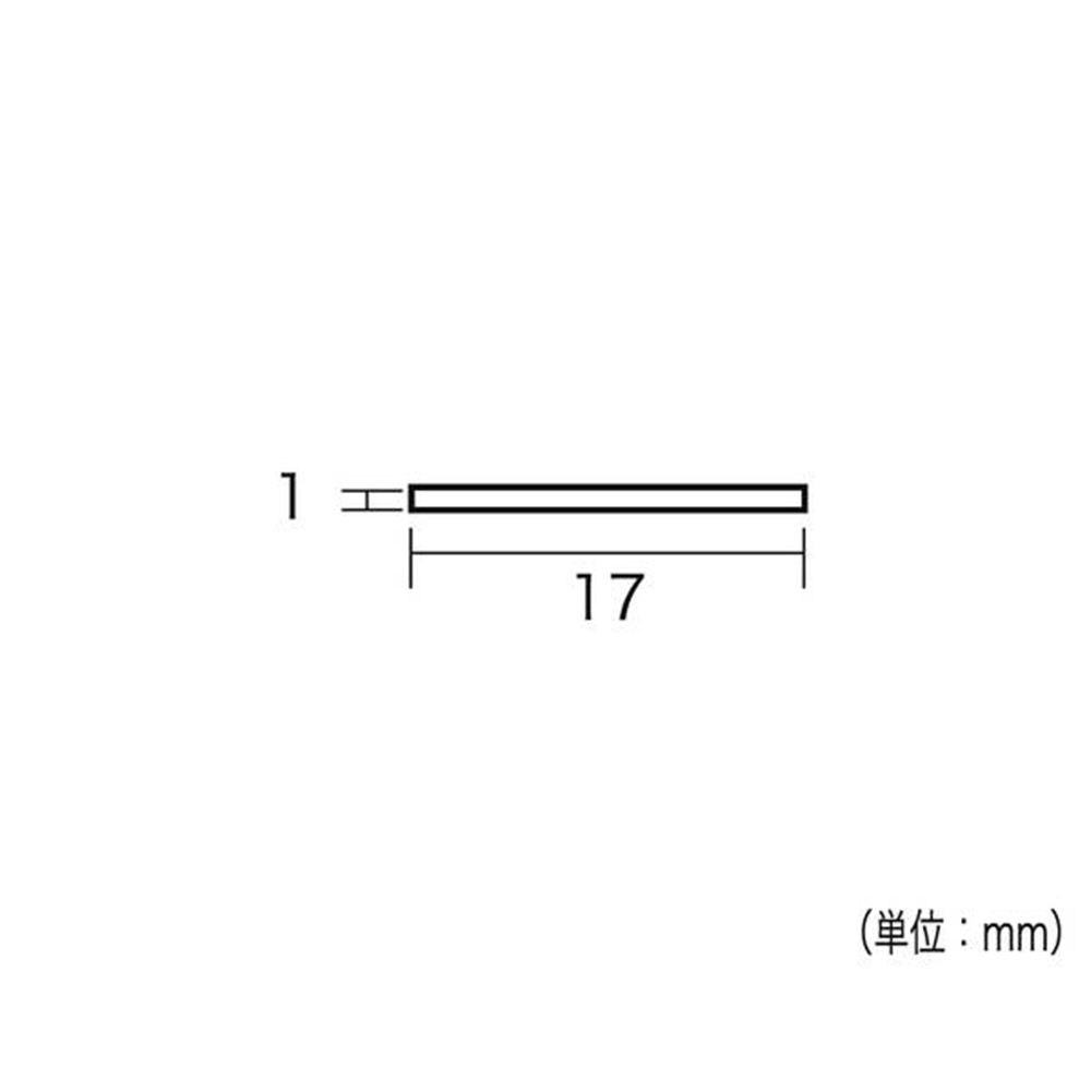 光（Hikari）　ＰＴＣ２１０　厚み調整材透明　１×１７×９１０ｍｍ Ｔ1.0mm