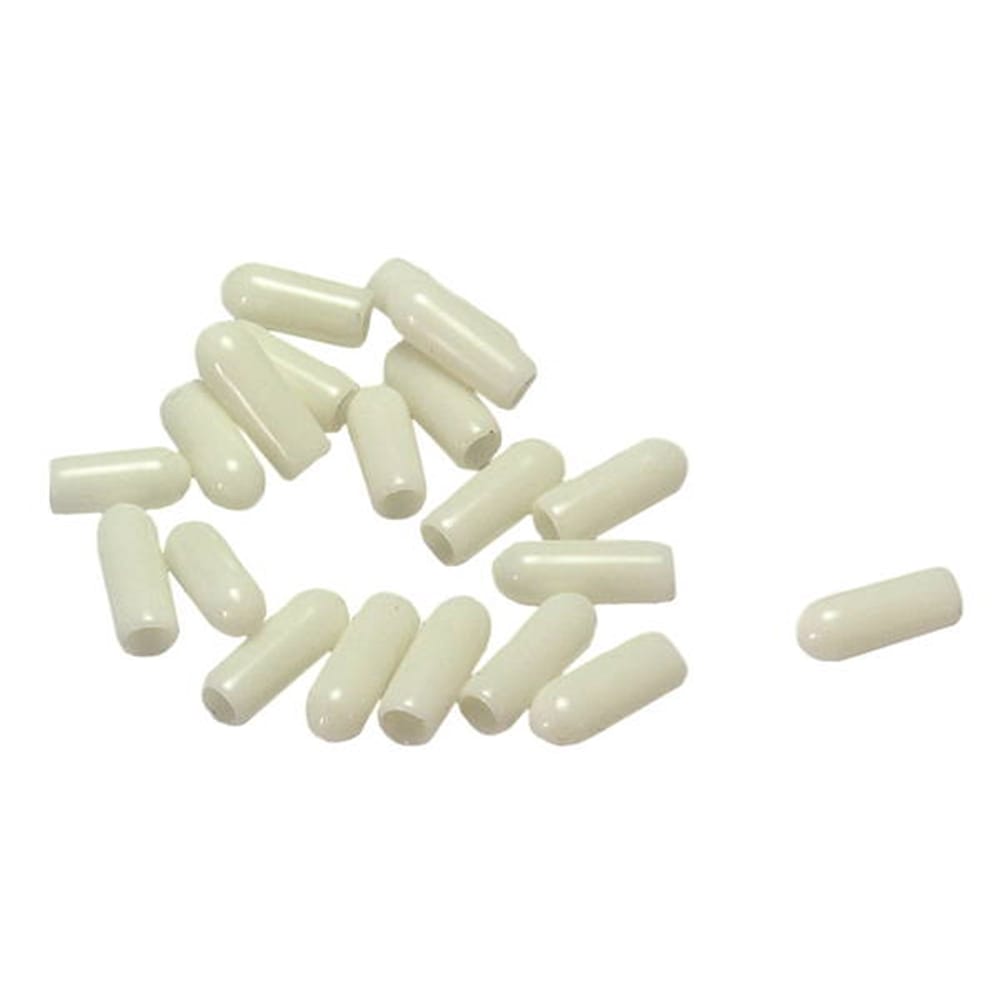 光（Hikari）　ＰＢＣＰ－Ｗ　パンチングボード用フック先端キャップ白１Ｐ２０入 白