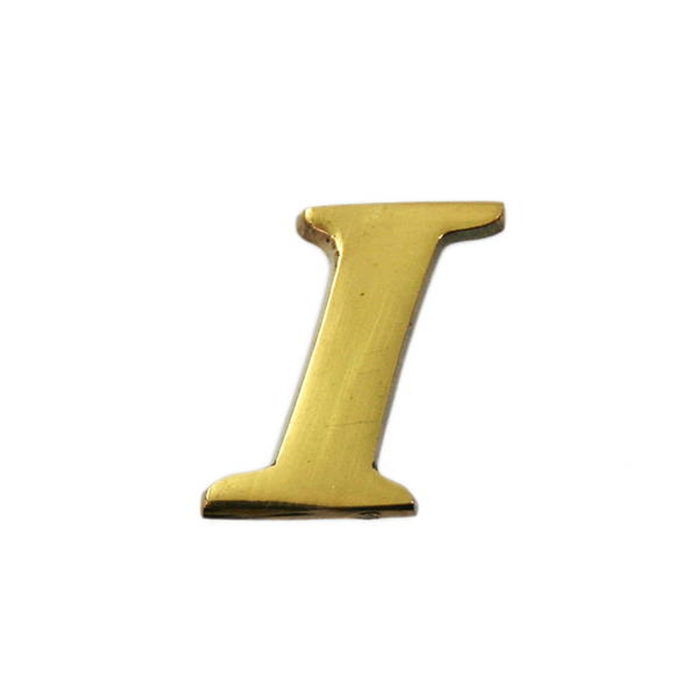 光（Hikari）　ＱＬ２０ーＩ　真鍮ゴールド文字　大文字Ｉ