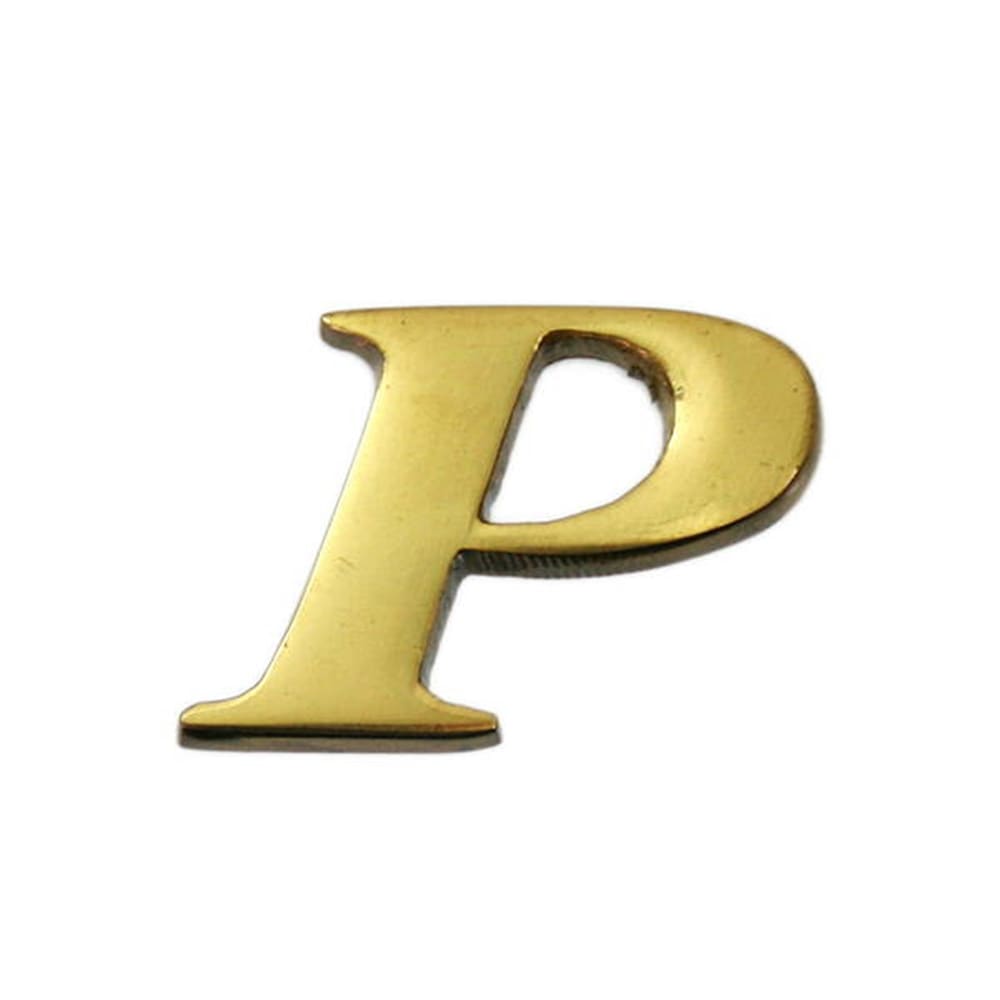 光（Hikari）　ＱＬ２０ーＰ　真鍮ゴールド文字　大文字Ｐ
