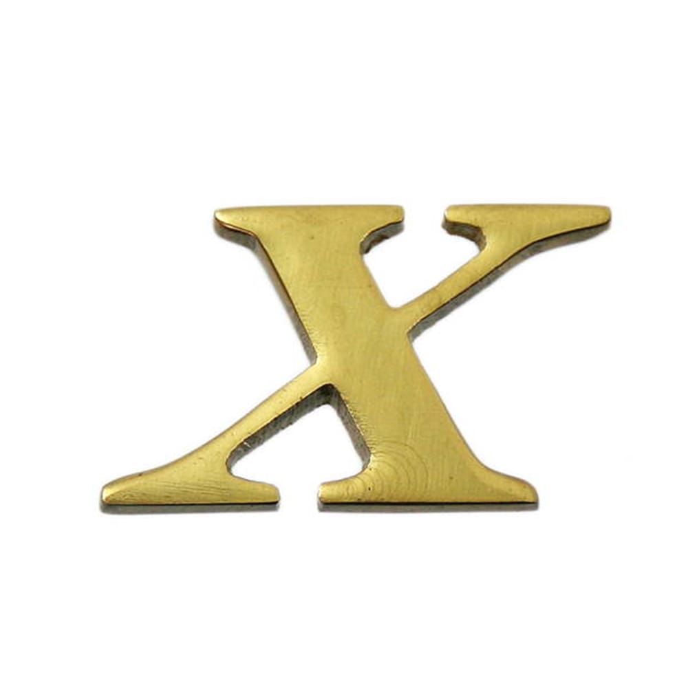 光（Hikari）　ＱＬ２０ーＸ　真鍮ゴールド文字　大文字Ｘ
