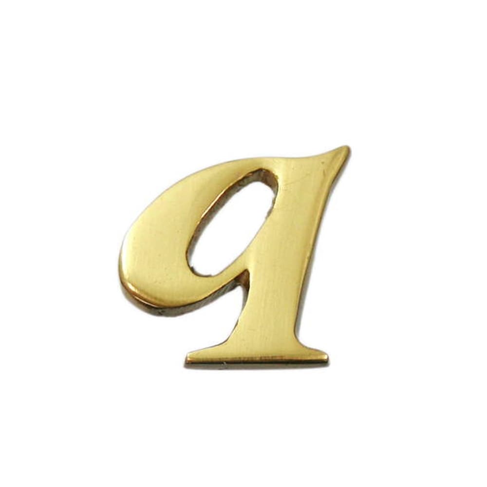 光（Hikari）　ＱＳ２０－Ｑ　真鍮ゴールド文字　小文字ｑ