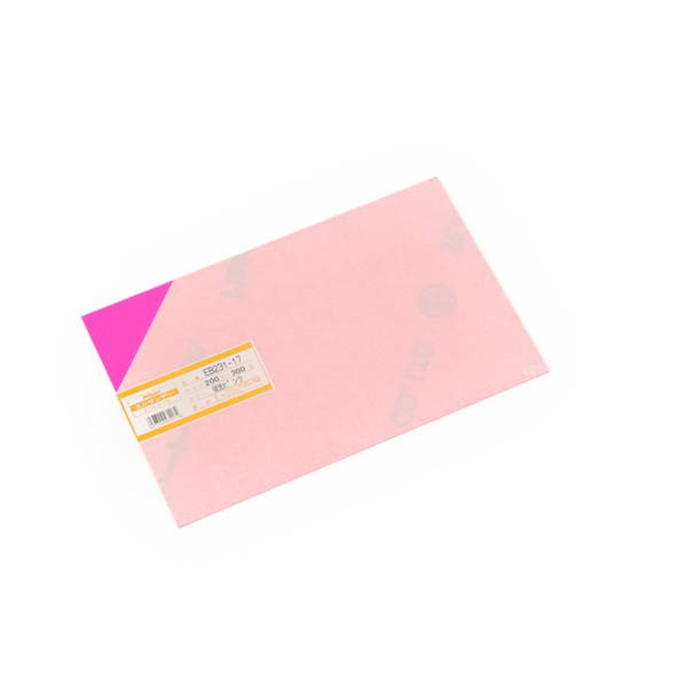 光（Hikari）ＥＢ２３１－１７　エンビ板　蛍光ピンク　厚：約１．０Ｘ２００Ｘ３００ｍｍ 蛍光ピンク