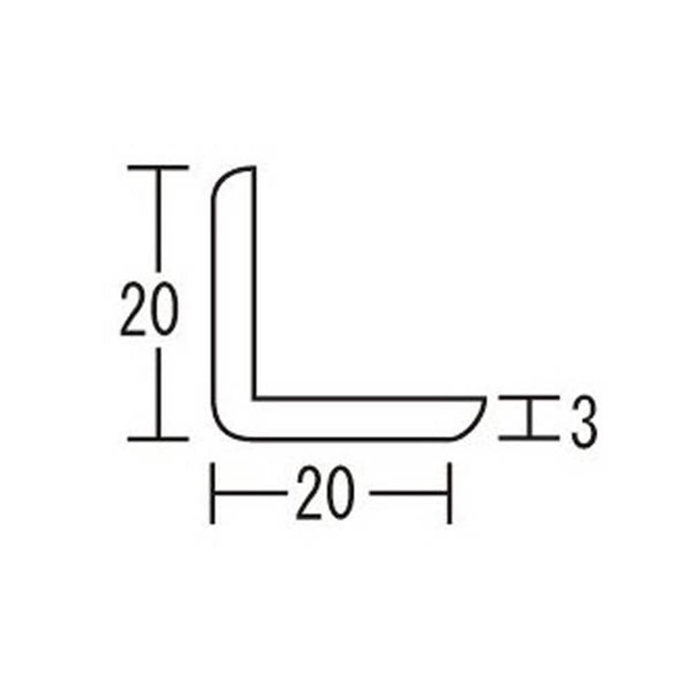 光（Hikari）　ＮＲＡ－３３０　アングル型ゴム２０×２０Ｘ３３０ｍｍ 20Ｘ20Ｘ330mm