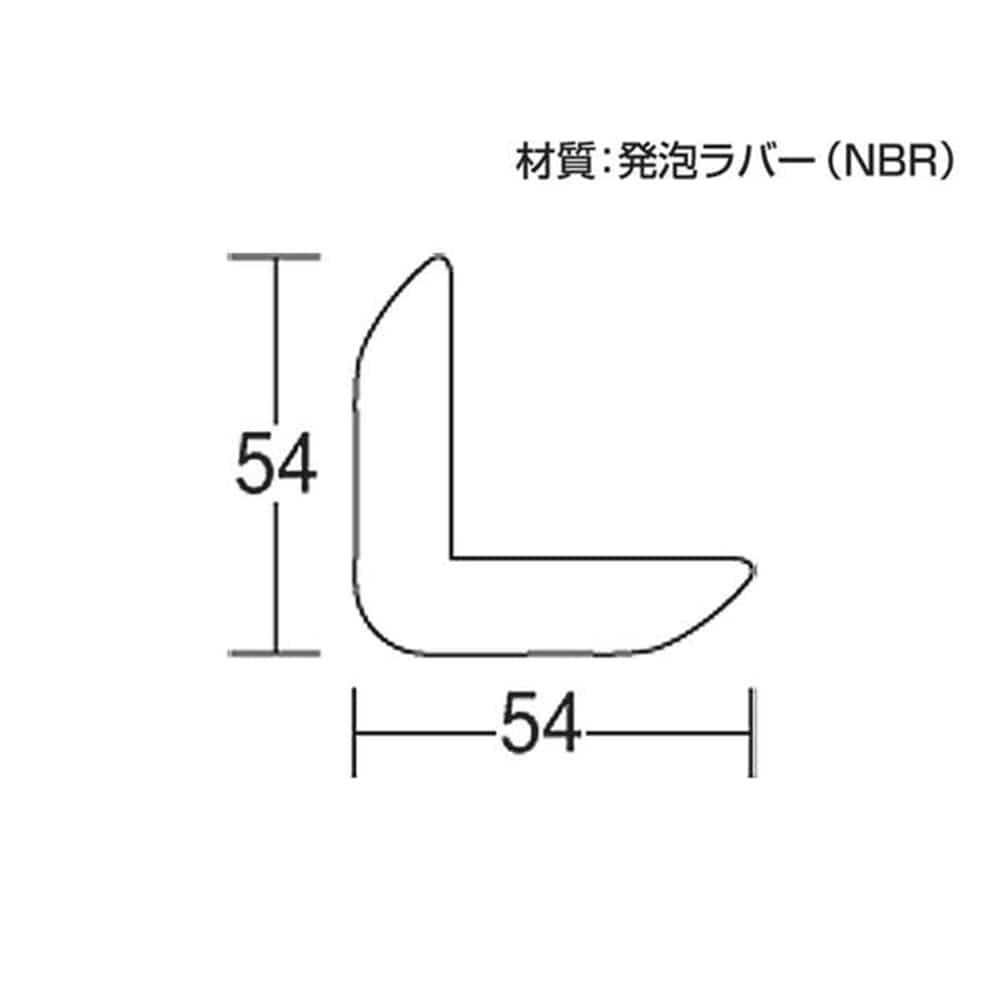 光（Hikari）　ＳＲＬＹ－９５４アングル型スポンジ　緑５４Ｘ５４Ｘ９００ｍｍ 54Ｘ54Ｘ900mm緑