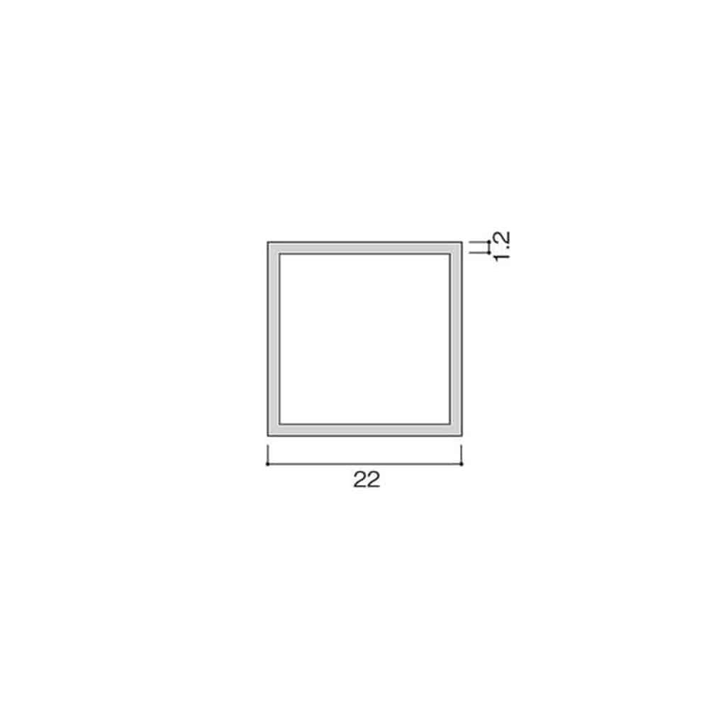 光（Hikari）　ＴＫ１００－２２　スチール角パイプ２２角 22角Ｘ1000mm