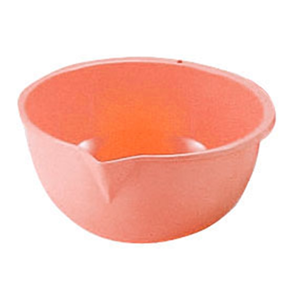 ＰＰ片口ボール　目盛付（抗菌）　大　（ピンク）