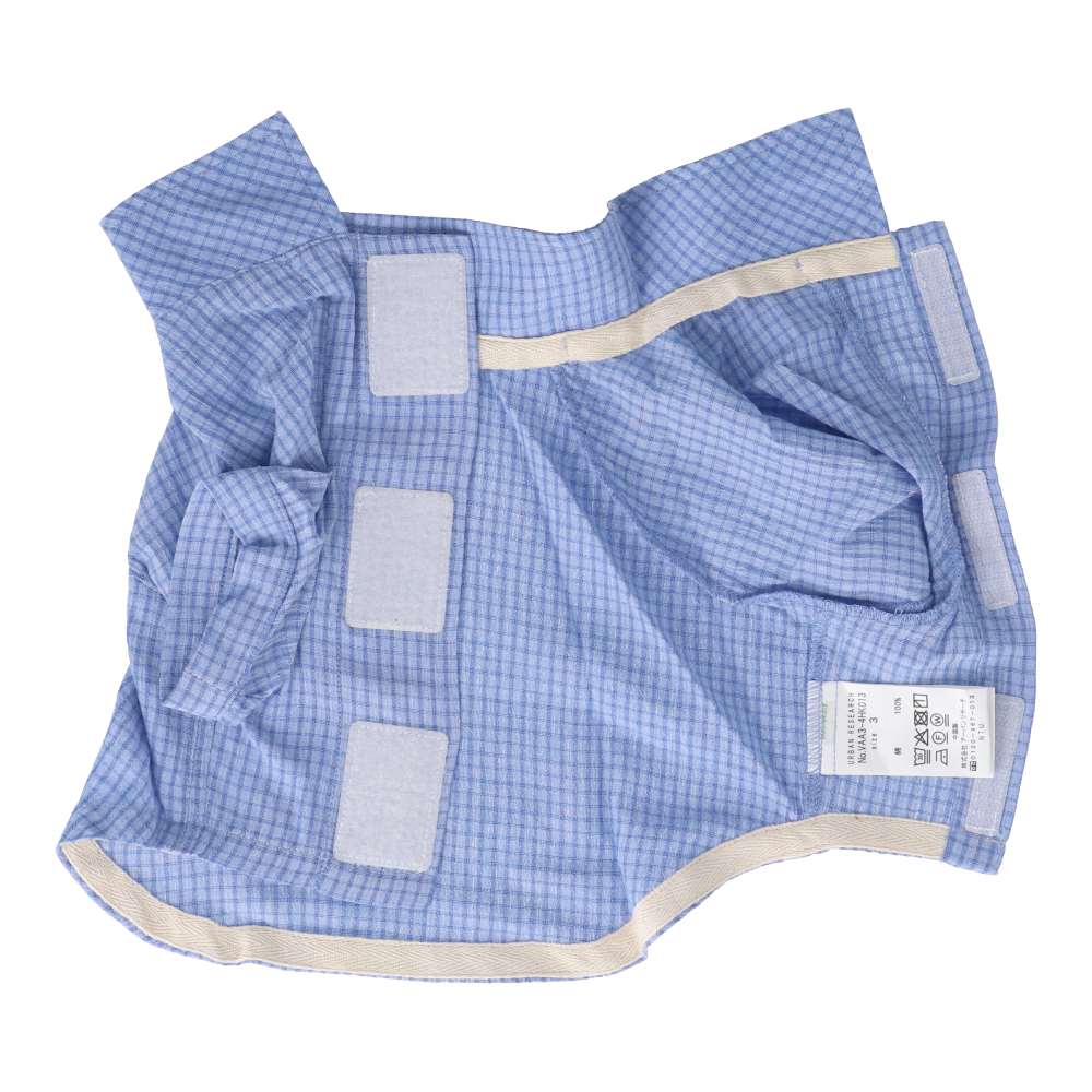 URBAN RESEARCH チェックＢＬ　ブルー系５号 チェックブルー系 ５号