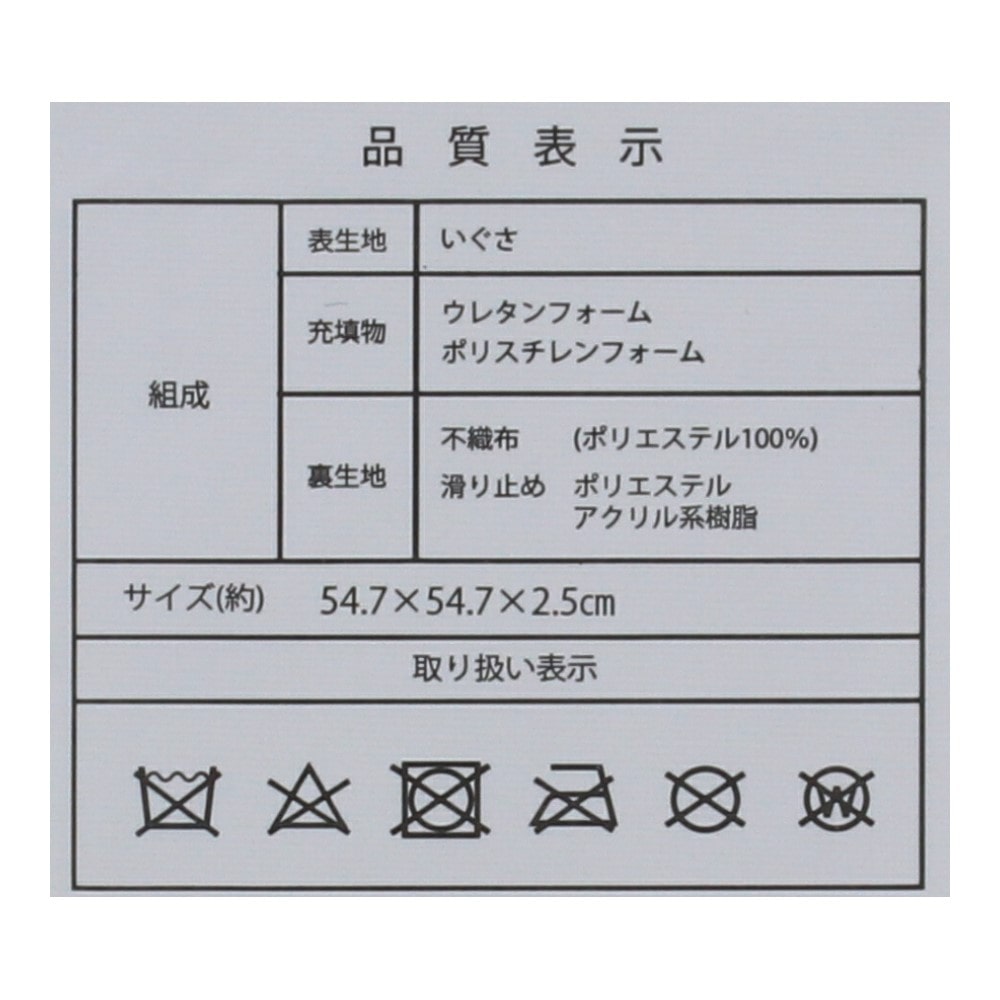 LIFELEX 軽くて収納しやすいコンパクトユニット畳　約５４．７×５４．７×２．５ｃｍ　ＧＮ ＧＮ