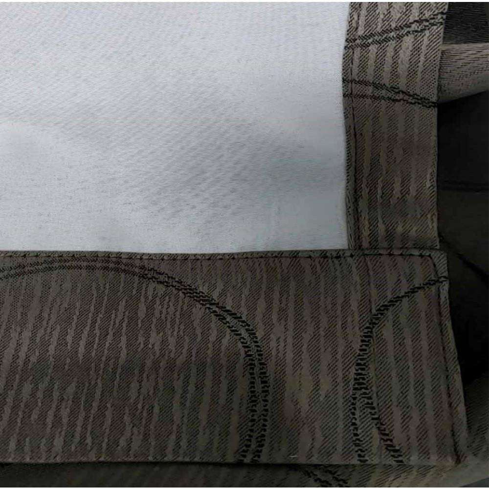 LIFELEX　遮音＋遮光＋遮熱・保温カーテン　クライス　２枚組（タッセル付き）　１００×１１０　モカ 幅100×丈110ｃｍ