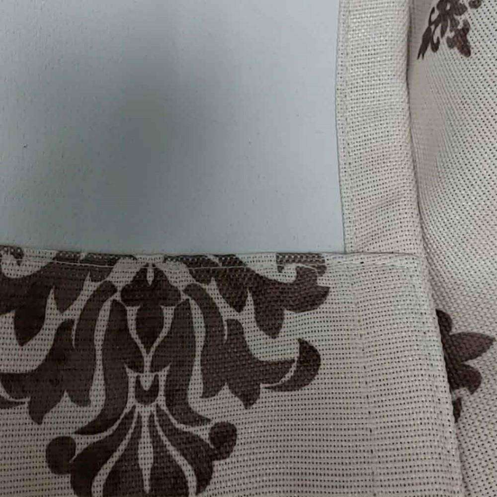LIFELEX　遮光＋遮熱・保温カーテン　ロカイユ　２枚組（タッセル付き）　１００×１１０　ブラウン 幅100×丈110ｃｍ