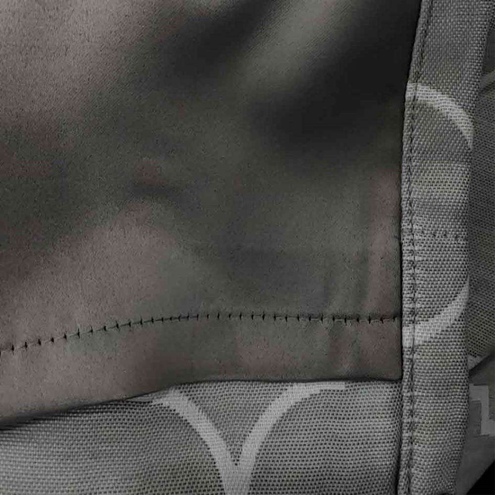 LIFELEX　遮光＋遮熱・保温カーテン　モロッカン　２枚組（タッセル付き）　１００×１３５　グレー 幅100×丈135ｃｍ
