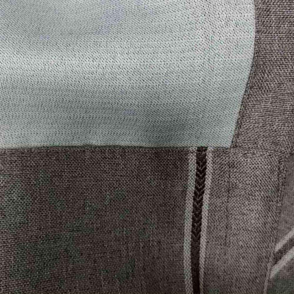 LIFELEX　遮光遮熱保温カーテン　ライン　１５０×１７８ｃｍ　ブラウン 幅150×丈178ｃｍ