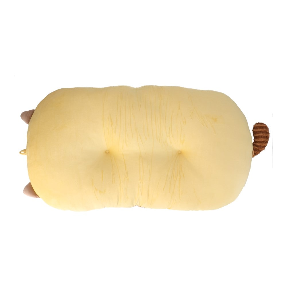 LIFELEX　モチモチアニマルロングクッション　レッサーパンダ　イエロー レッサーパンダ・イエロー