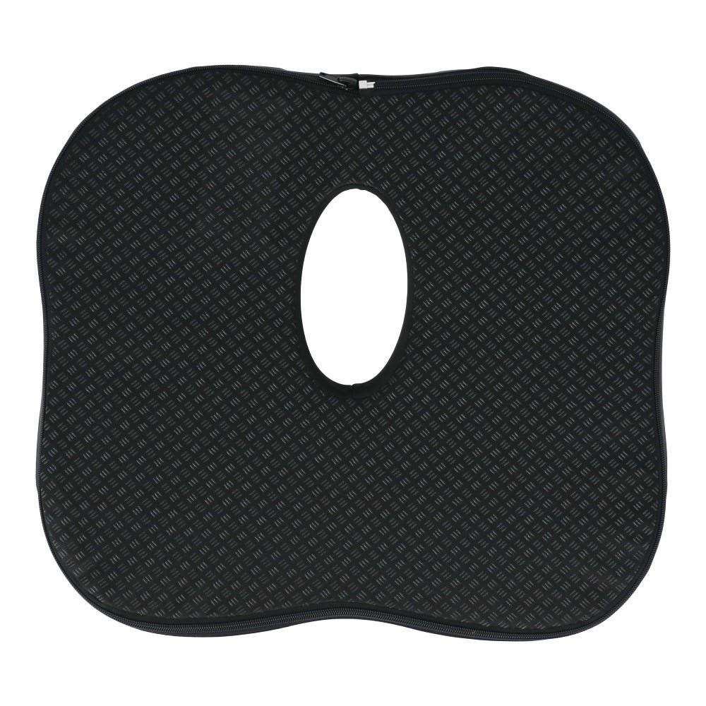 LIFELEX　分厚い低反発３Ｄクッション　４２×３８×９　ブラック