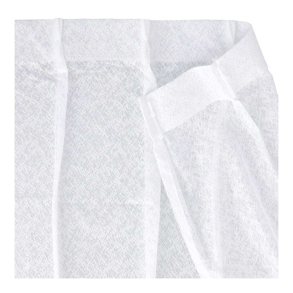 LIFELEX デザイン4枚組カーテン プランツ 約幅100×丈135cm レース丈約133cm ホワイト 丈133cm