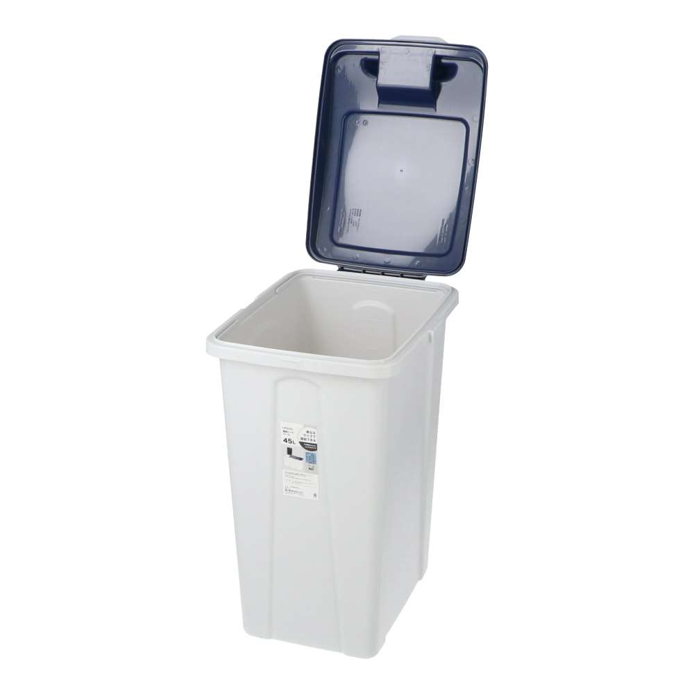 LIFELEX　連結ハンドルペール　４５Ｌ　グレー／ネイビー ネイビー 45L