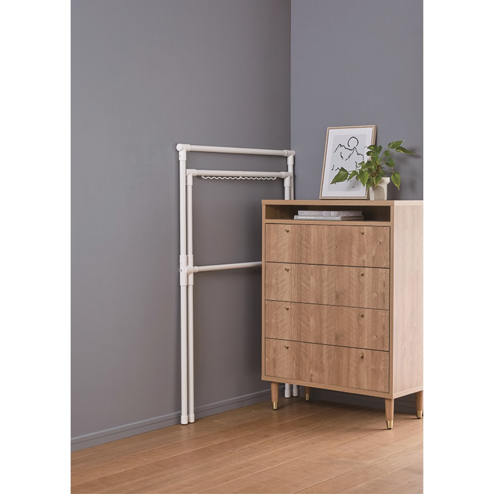 LIFELEX　伸縮室内Ｘ型物干しホワイト　ＷＥＨ２１－００１７ ホワイト