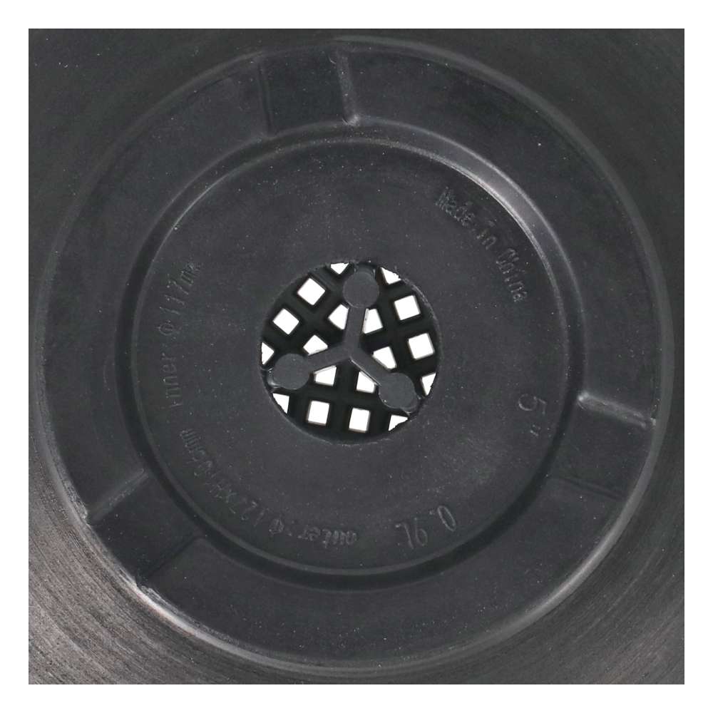 LIFELEX　カムレテ鉢Ｄ５号ブラック　ＨＫ０９－０６９７ D5号