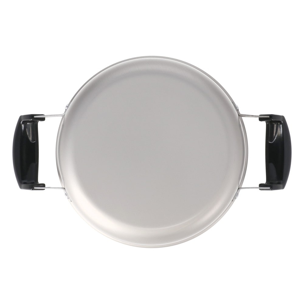 LIFELEX　アルマイト加工アルミ両手鍋２０ｃｍ　ＤＨ２０ＳＬ－Ｘ　シルバー 20cm