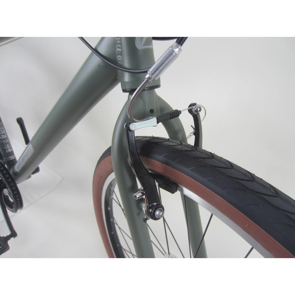 ２７．５インチ クロスバイク アルミフレーム 外装６段 チャコールグレー チャコールグレー