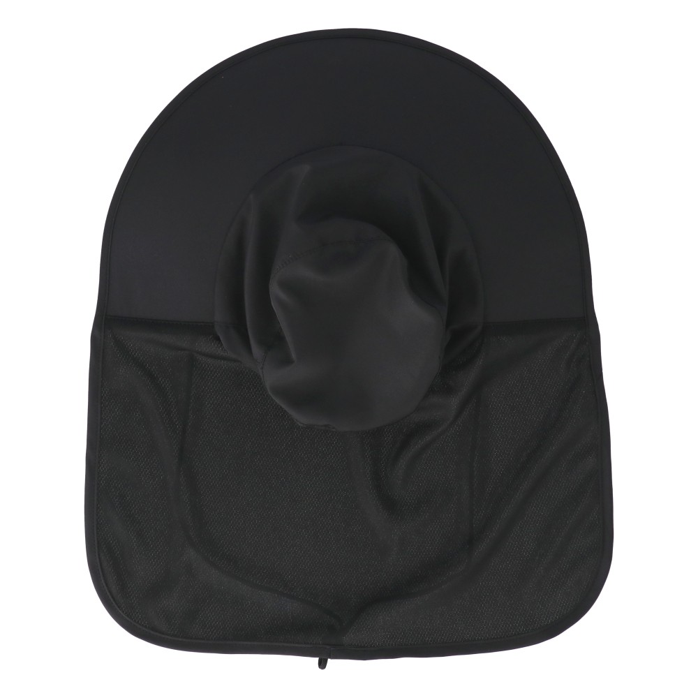 LIFELEX マスク・ネックカバー付きハットブラック 手洗いOK KNSY1241