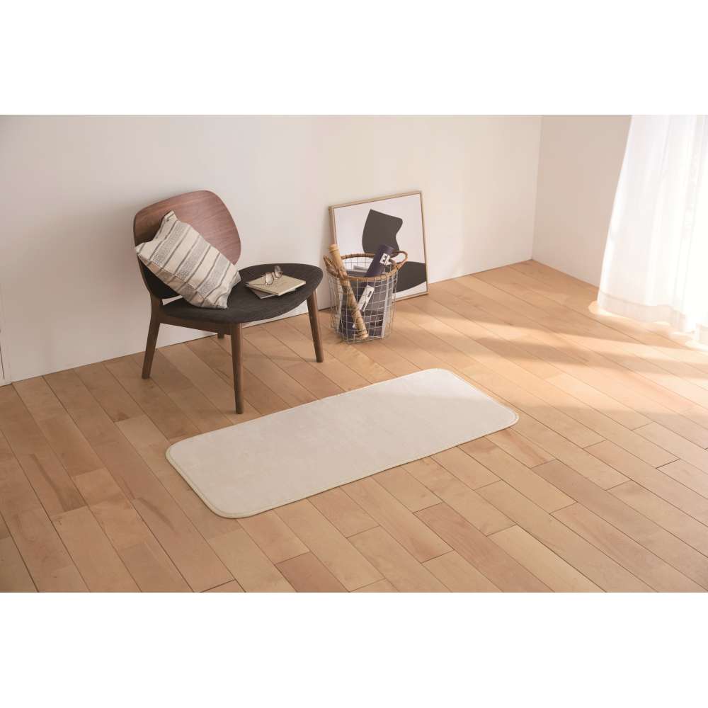 LIFELEX　洗えるウレタン入りマット　５０×１２０　アイボリー アイボリー 50×120