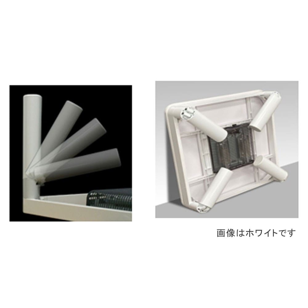 華芝ジャパン カジュアルコタツ折脚70角 KCK-704L（WH）