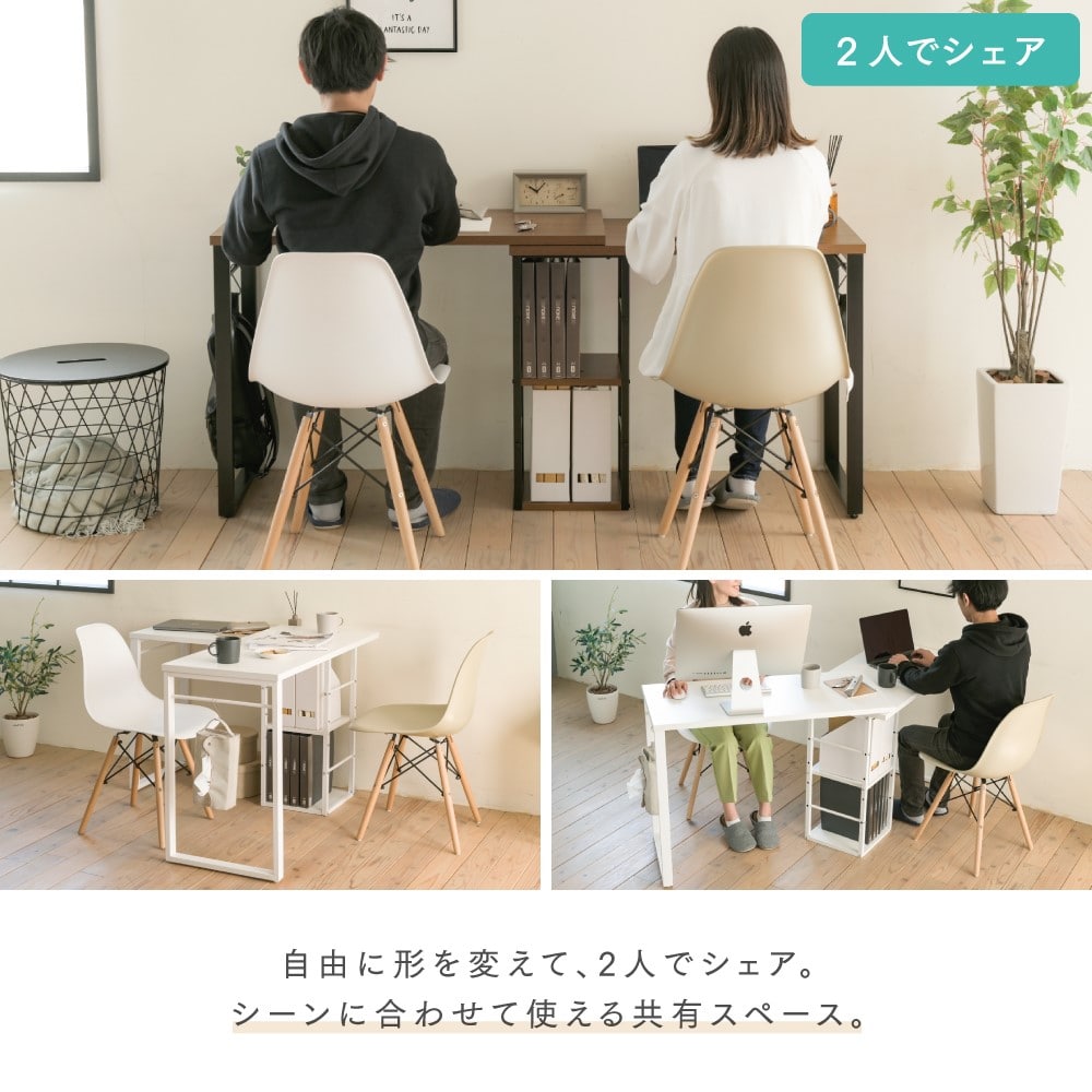 ジェイケイプラン　ゲーミングデスク　ホワイトホワイト　ＵＮＩ－００１０－ＷＨＷＨ ホワイトホワイト