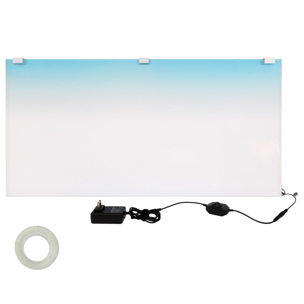esAqua 幅90cm水槽用 調光式 LEDバックスクリーンライト Ｗ900ＸＨ450ＸＤ8mm ガラス厚10mm対応 90cm用