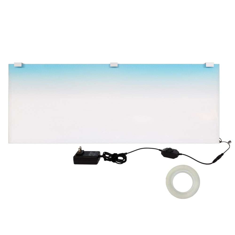esAqua 幅120cm水槽用 調光式 LEDバックスクリーンライト Ｗ1200ＸＨ450ＸＤ8mm ガラス厚12mm対応 120cm用