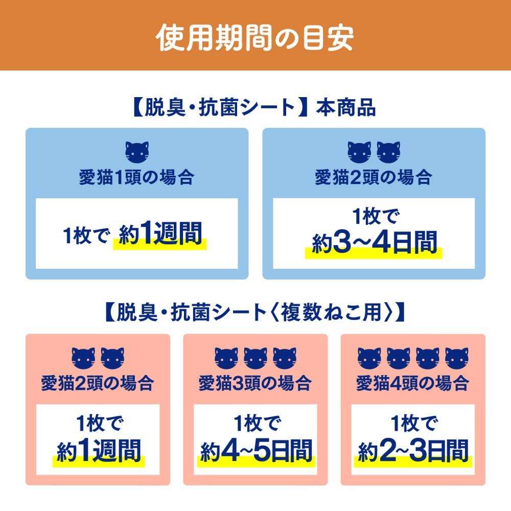 エステー　ニャンとも清潔トイレ　脱臭抗菌シート１２枚