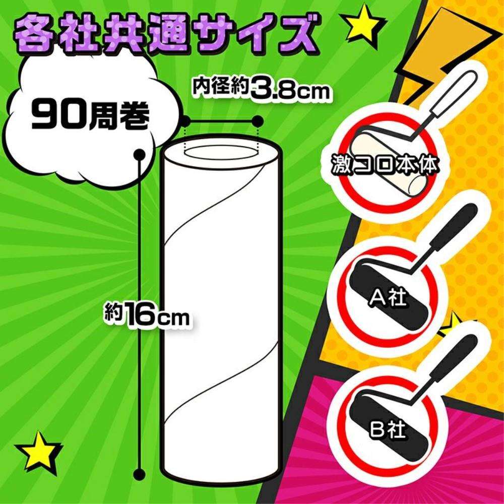 激落ちくん スペアテープのみ 粘着クリーナー ちょい掃除切れてる粘着 3巻入