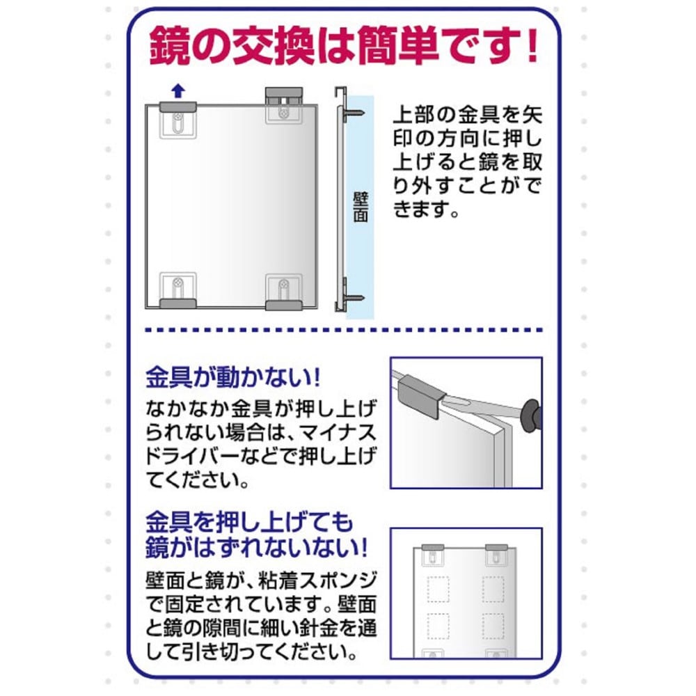 交換用ミラー N-7: 住宅設備・電設・水道用品|ホームセンター 交換用ミラー N-7: 住宅設備・電設・水道用品|ホームセンター