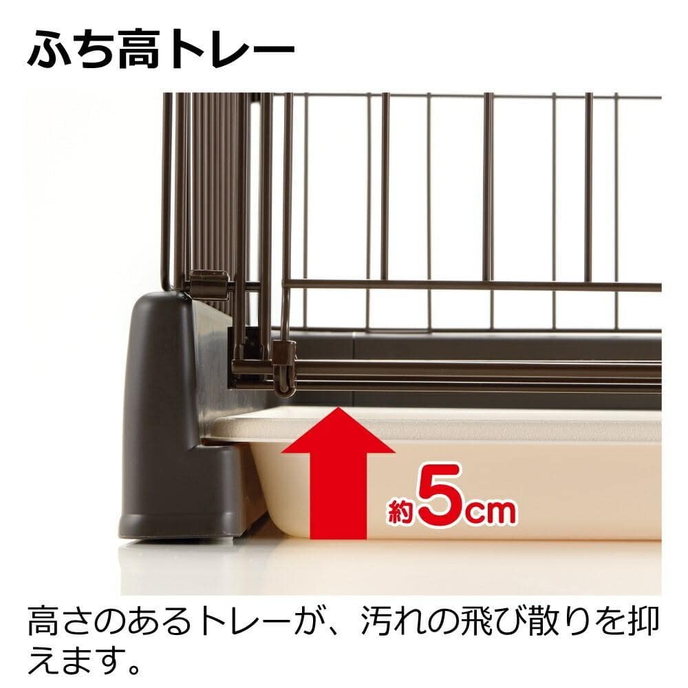 リッチェル　もっとお掃除簡単ペットサークル　９０－６０　ＤＢ
