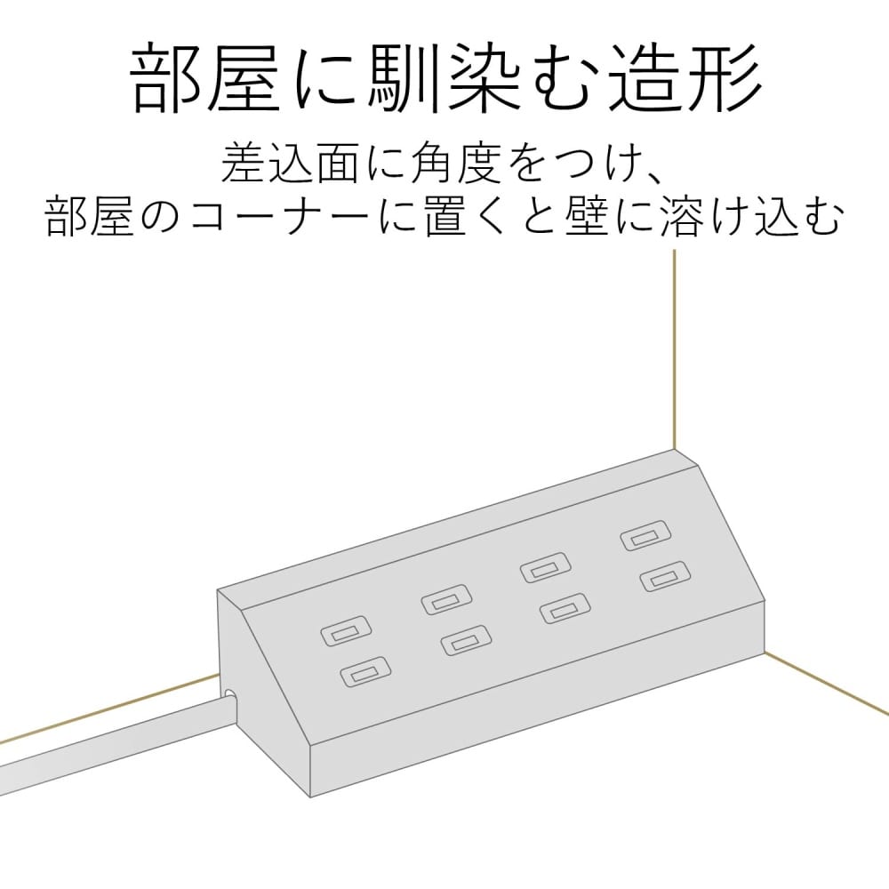 電源タップ　ＡＶＴ－Ｄ９－２４１０ＷＨ