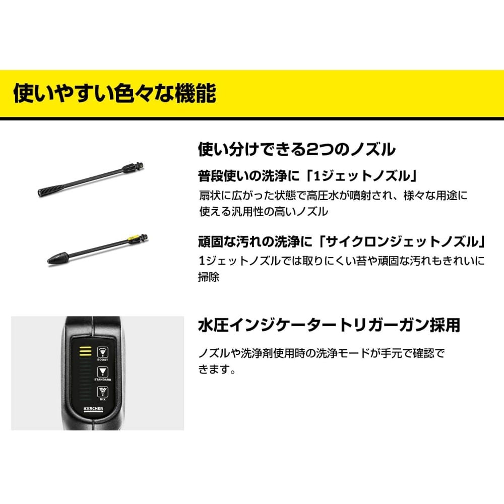 ケルヒャー（Karcher） 高圧洗浄機Ｋ２ バッテリーセット