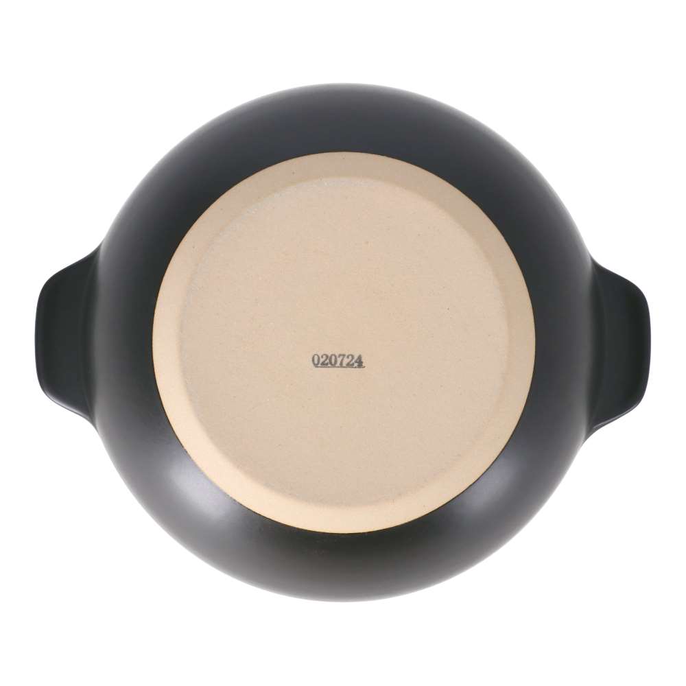 LIFELEX　ＩＨ土鍋　冬玄９号　３２２７－１５ＢＫ　黒 9号