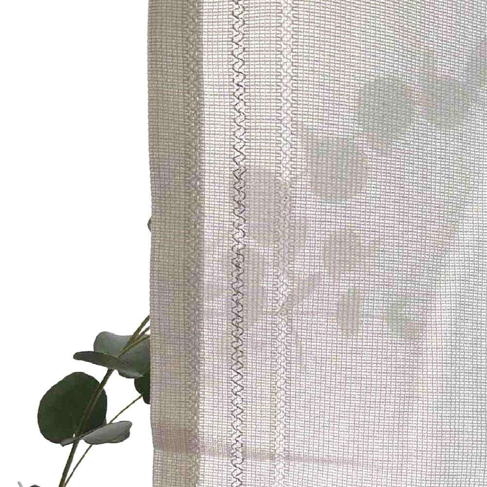 LIFELEX　遮熱・保温レースカーテン　チェーンＳＴ　２枚組　１００×１７６　アイボリー 幅100×丈176ｃｍ