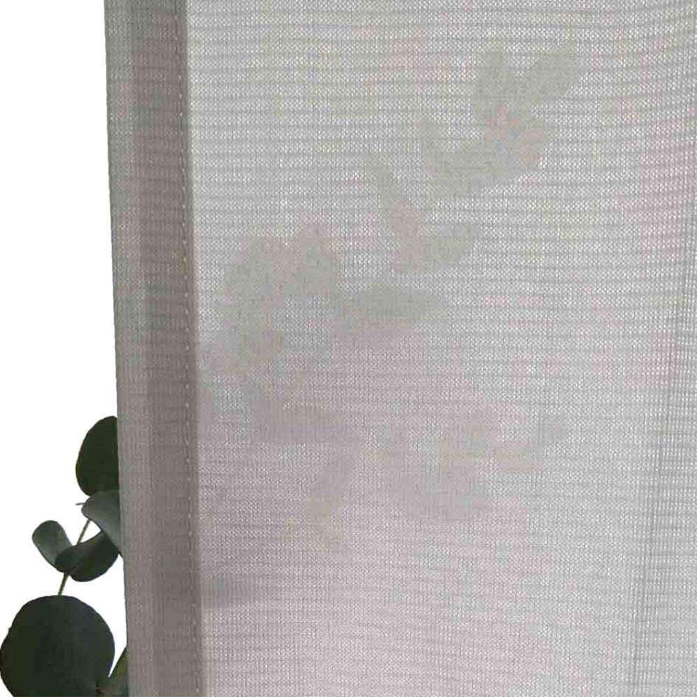 LIFELEX　採光＋遮像＋遮熱・保温レースカーテン　バンダＢ　２枚組　１００×１９８　アイボリー 幅100×丈198ｃｍ