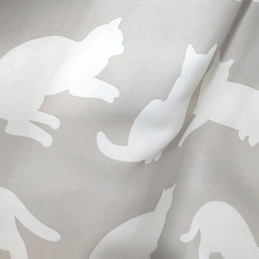 LIFELEX　遮光遮熱保温カーテン　キャット　１００×１１０ｃｍ　モカ 幅100×丈110ｃｍ