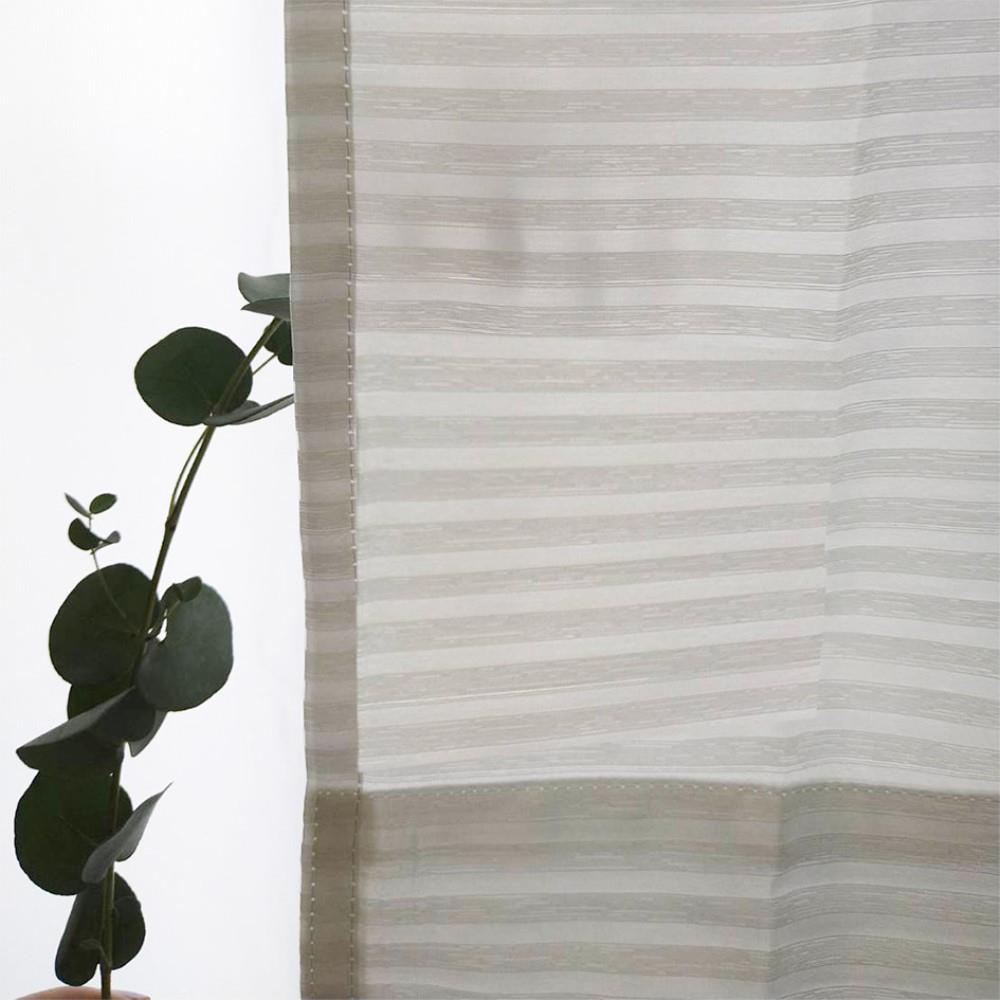 LIFELEX　消臭＋採光＋遮像＋遮熱・保温レースカーテン　デオボーダー　約幅１００×丈１０８ｃｍ　２枚組 幅100×丈108cm