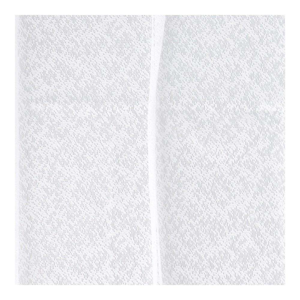 LIFELEX デザイン4枚組カーテン ミモザ 約幅100×丈178cm レース丈約176cm ホワイト 丈176cm