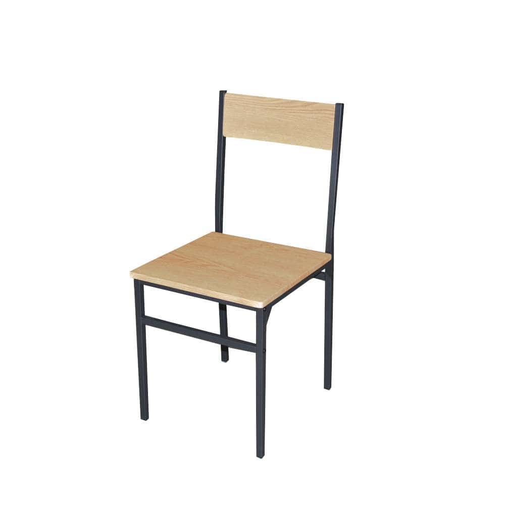 LIFELEX　４人掛け用テーブル＆　チェア５点セット　ＯＡＫ／ＢＫ２個口 オーク