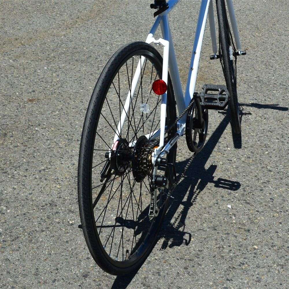 SOUTHERNPORT 700Cクロスバイク外装6段 艶ホワイト 25-CRT700C（KN）（WH）