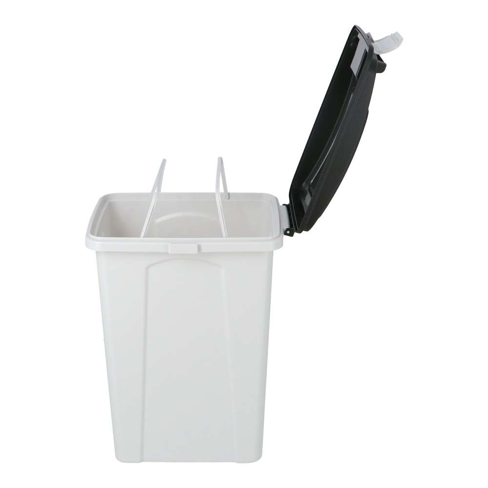 LIFELEX　連結ハンドルペール　４５Ｌ　グレー／ブラック ブラック 45L
