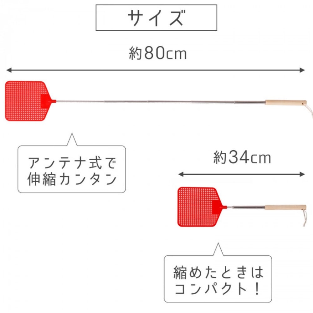 伸びるハエたたき　0390241