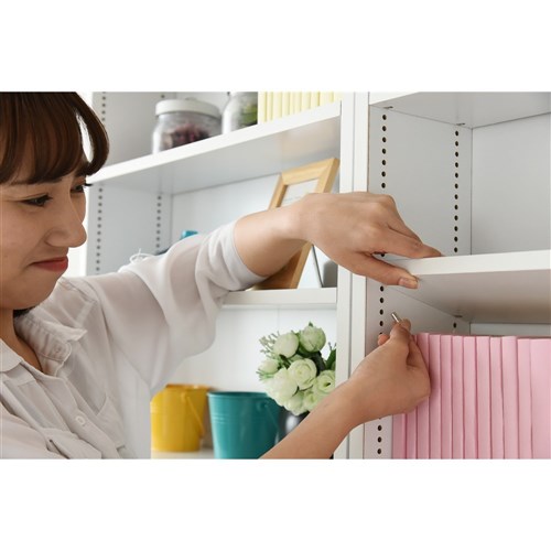 １cmピッチ薄型本棚　幅６０ 上置き　ＹＨＫ－０２１５－ＷＨ ホワイト ホワイト