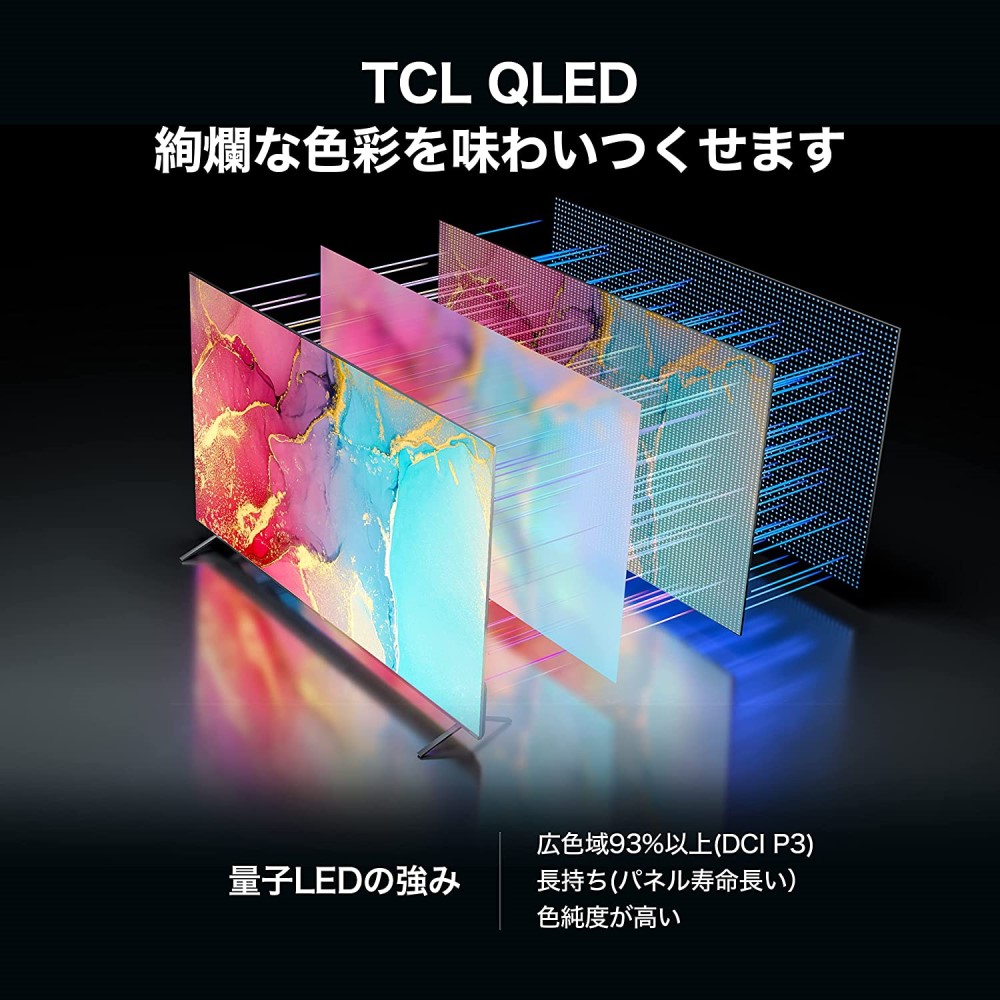 【アウトレット】【取付工事(配送設置)･家電リサイクル対象品】４Ｋチューナー内蔵スマートテレビ５５型　５５Ｐ６３６ 取付工事(配送設置)･家電リサイクル希望