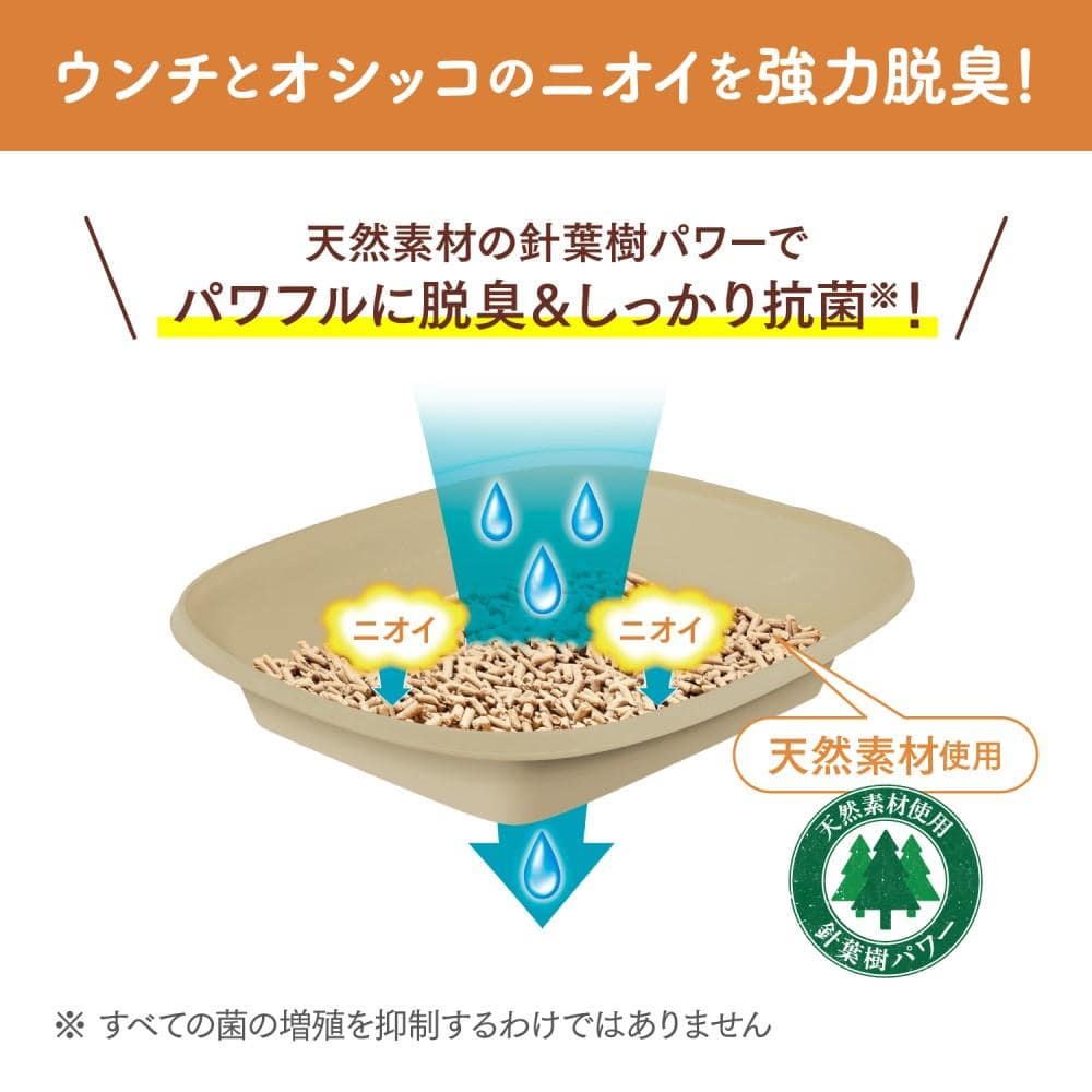 エステー　ニャンとも清潔トイレ　脱臭抗菌チップ小さめ４．４Ｌ　×４個セット 小さめの粒 ×4個セット